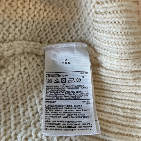 GAP | MATERNITY SWEATER | CREAM | MEDIUM - Picture 5 of 5